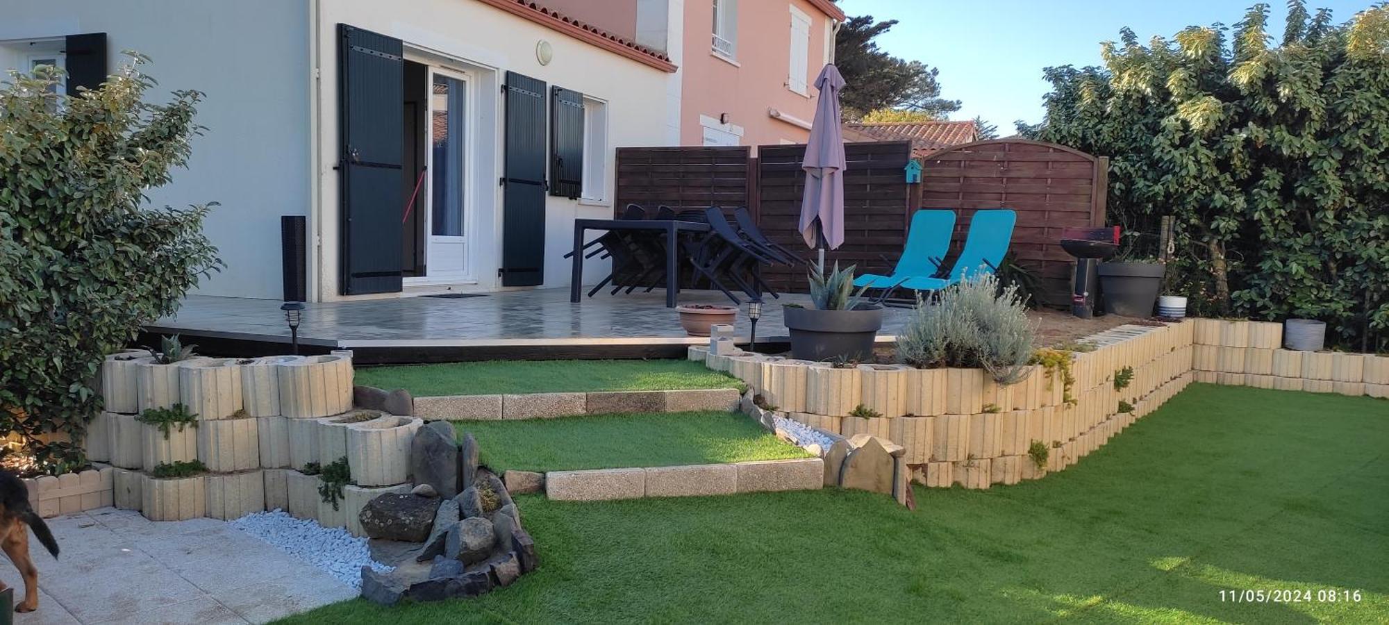 maison 300m mer à Brétignolles-sur-Mer  Habitación foto
